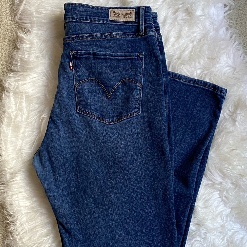 Levi’s Mid Rise Skinny Jeans - Blue - Size 14